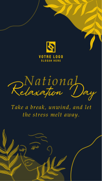 National Relaxation Day Instagram story Image Preview