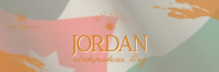 Jordan Independence Flag  Twitter Header Design