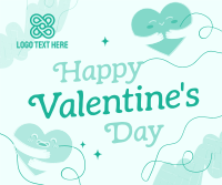 Lovely Valentines Day Facebook Post Design