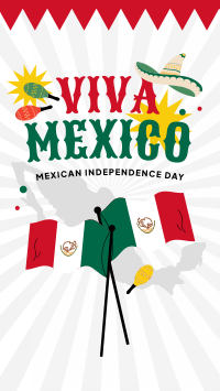 Mexican Independence Instagram Reel Design
