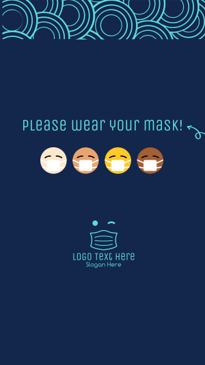 Mask Emoji Facebook story Image Preview