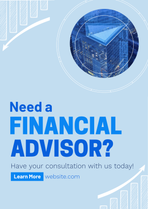 Professional Financial Advisor Poster Image Preview