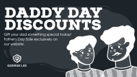 Discounts For Daddy Facebook Event Cover Design
