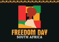 Freedom Africa Celebration Postcard Image Preview