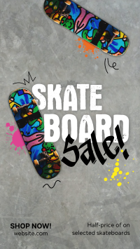 Streetstyle Skateboard Sale Instagram story Image Preview