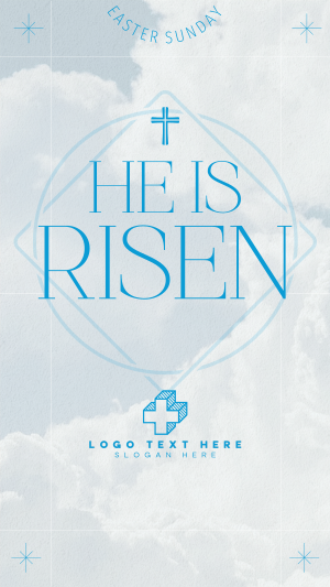 Minimalist Modern Easter Facebook story Image Preview