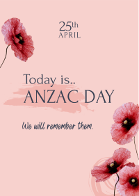 Anzac Day Message Flyer Image Preview