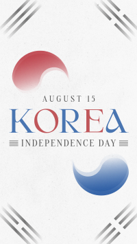 Korea Independence Day Instagram Reel Image Preview