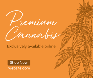Premium Marijuana Facebook post Image Preview