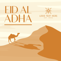 Eid Adha Camel Instagram Post Design