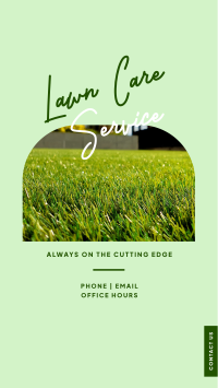 Lawn Service Facebook Story Design