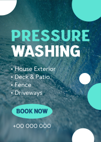 Pressure Wash Service Flyer Image Preview