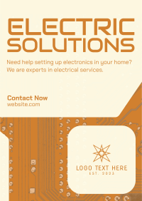 Electric Circuit Poster Design