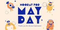 Hooray May Day Twitter post Image Preview