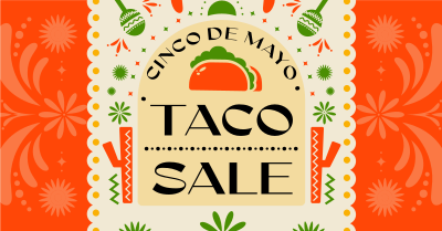 Cinco de Mayo Taco Promo Facebook ad Image Preview