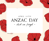 Anzac Day Pattern Facebook post Image Preview