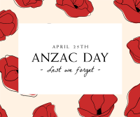 Anzac Day Pattern Facebook Post Image Preview