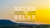 Relax Motivation Quote Animation Image Preview