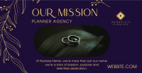 Wedding Organizer Mission Facebook Ad Design