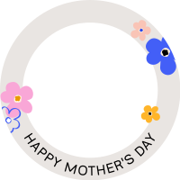 Mother's Day Colorful Flowers Instagram Profile Picture Image Preview