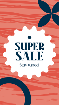 Abstract Beauty Super Sale Facebook Story Design