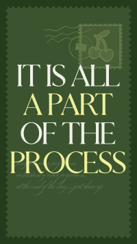 Enjoy the Process Motivational Quote TikTok Video Image Preview