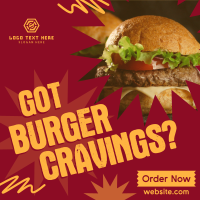 Burger Cravings Instagram post Image Preview