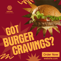 Burger Cravings Instagram post Image Preview