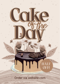 Cake of the Day Poster Design