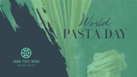 World Pasta Day Brush Facebook Event Cover Design