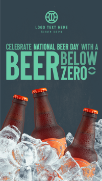 Below Zero Beer Instagram reel Image Preview