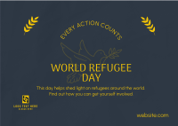 World Refugee Support Postcard Design