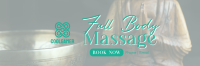 Full Body Massage Twitter Header Design