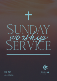 Blessed Sunday Service Poster Image Preview