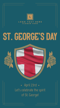 St. George's Day Celebration Instagram Story Design