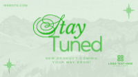 Minimalist Stay Tuned Animation Preview