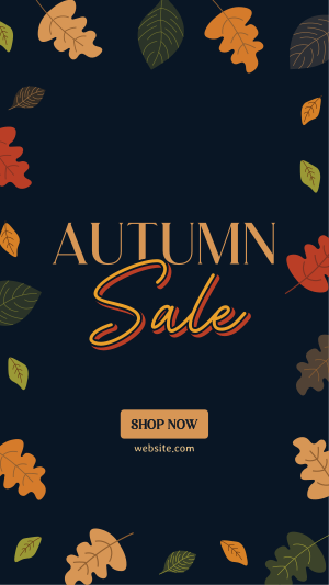 Deep  Autumn Sale Facebook story Image Preview