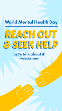 Reach Out and Seek Help Instagram Story Design