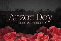 Anzac Poppies Pinterest Cover Design