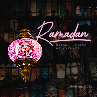 Ramadan Stained Lamp Linkedin Post Image Preview