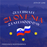 Slovenia Statehood Celebration Instagram post Image Preview