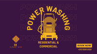 Pressure Washer Facebook event cover Image Preview