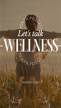 Wellness Podcast Instagram story Image Preview