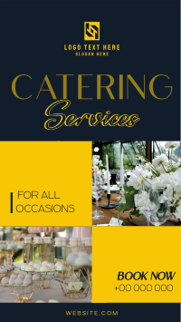 Elegant Catering Service TikTok video Image Preview