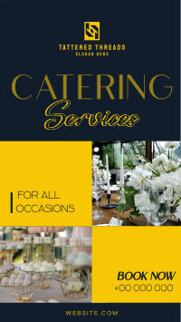 Elegant Catering Service TikTok Video Image Preview