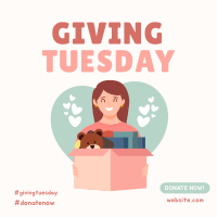 Giving Donation Instagram Post Design