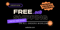 Worldwide Shipping Promo Twitter post Image Preview