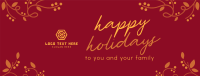 Holiday Season Greeting Facebook cover Image Preview
