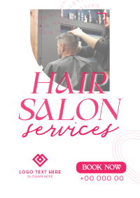 Salon Beauty Services Poster Design