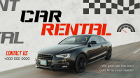 Edgy Car Rental Facebook Event Cover Design